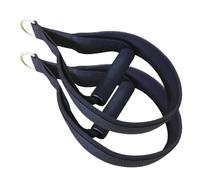 Doppia per pilates, per yoga e fitness, compatibile con cinturini per caviglia, polso e polpaccio, regolabile con anelli a D per allenamento in casa, esercizi di riforma, allenamento di