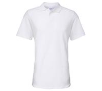 Doppia Pique Polo 64800 uomo - Gildan Tee in cotone morbido stile puro