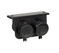 Doppia presa corrente impermeabile, montaggio in superficie, 12/24V Per uso Auto