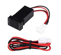 Doppia presa USB, 12V-24V 2.1A Presa di corrente per adattatore di alimentazione per caricabatteria per auto con doppia porta USB-usb incasso auto,presa usb auto incasso