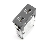 Doppia presa USB C per auto per G01 G02 G05 G06 G07 G08 G11 G12 G14 G15 veicolo con ricarica rapida da 18 W e copertura antipolvere doppio adattatore di ricarica per auto USB C
