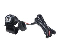 Doppia presa USB x Moto 12V 2Ah supporto al Manubrio Impermeabile CELLULAR LINE