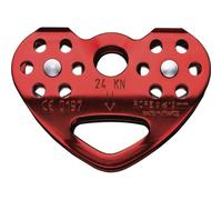 Carrucola doppia Petzl Tandem per corda rosso