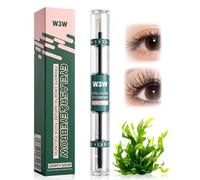 Doppia Punta Siero per la Crescita Delle Ciglia, Siero di Miglioramento Delle Ciglias Più Lungo e Più Spesso, Allunga l’aspetto di Ciglia e Sopracciglia, Crescita Visibile