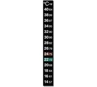 Doppia scala termometrica LCD, per terrario rettili, acquario, da 14 a 40° C Per birrificazione fatta in casa, vinificazione e uso generale in macchina, termometro casalingo