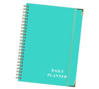 Doppia spirale rilegatura giornaliera settimanale planner notebook settimanale diario notebook per piani pianificazione 162 pagine strumento di gestione del tempo non data