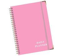 Doppia spirale rilegatura giornaliera settimanale planner notebook settimanale diario notebook per piani pianificazione 162 pagine strumento di gestione del tempo non data