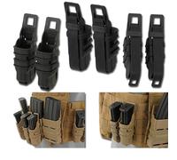 DOPPIA TASCA PORTA CARICATORE FASTMAG PER PISTOLA NERO EMERSONGEAR EM6344