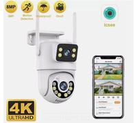 DOPPIA TELECAMERA WiFi IP CAM PTZ Camera Dome WIRELESS ESTERNO Speed Zoom Array