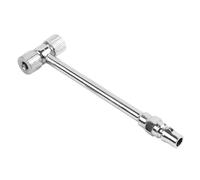 Doppia testa Tire Chuck, Heavy Duty Air Nozzle, 5,51 x 1,57 pollici Truck Tyre Pressure Tool, Sturdy Gauge Attachment, Auto Accessory for Car, Bus, Motorcycle Maintenance Use