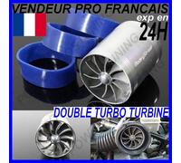 Doppia Turbina Turbo Per Tubo Di Filtro Aria Kit Di Ammissione Diretta Dinamica