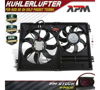 Doppia Ventola 276W per Audi A3 8P1 VW Golf V VI Passat Touran Skoda