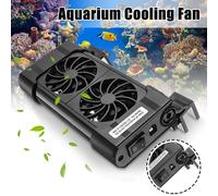 Doppia Ventola di raffreddamento per acquario ventilatore doppio 12V 50MM FS-602