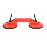 Doppia ventosa, estrattore per vetro a doppia testa in plastica plastica ABS PVC, estrattore per pavimenti per piastrelle ammaccate da 11,5 cm, ventosa per vetro, piastrelle, specchio, sollevamento de
