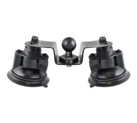 DOPPIA VENTOSA IN METALLO su VETRO E SUPERFICIE CURVA RAM-MOUNT RAM-B-189B-PIV1U