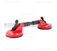 DOPPIA VENTOSA PER SOLLEVAMENTO VETRI LAMIERE PROFESSIONALE 80 Kg DA LAVORO CON