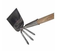 Doppia Zappa 3Zk Giardino Unkrautjäten Rastrello Piante Barbabietola Nuovo