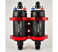 Doppio 340LPH Inline Alto Flusso Carburante Pompa 8an 10an Bosch 044 A Esterna