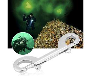Doppio Acciaio Inox per BCD, Accessorio Attrezzatura per Immersione Arrugginito per Navi, 10 Cm di Lunghezza - 1 Pacchetto, Ideale per Uso Marittimo