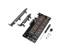 Doppio Adattatore PCI-E M.2 Chiave NVME M O Chiave SATA B Su Scheda Di