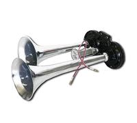 Doppio #AirHorn Camion Auto Barca Camper Yacht 12V 24V per Camion Iveco MAN DAF