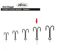 DOPPIO AMO KAPTURA SIZE 1/0 FISHING FERRARI CONF 50 PZ SPECIALE SPINNING BASS