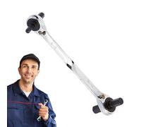 Doppio anello reversibile - a cricchetto - Tasti a cricchetto con testa flessibile, strumenti hardware con impugnatura ergonomica | Forte e più stabile, più efficace, resistente all'usura