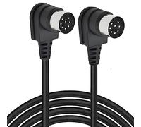Doppio angolo a 90 gradi, grande spina DIN a 8 pin per altoparlante maschio, 2 cavi di prolunga DIN a 8 pin, per Bang e Olufsen B&O PowerLink BeoLab (5 metri)