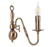 Doppio Applique In Ottone Bronzo Stile Classico Lampada Da Parete