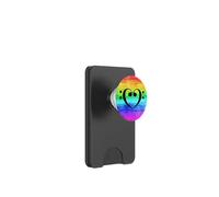 Doppio Basso Clef Cuore Arcobaleno Acquerello Onde Amore Bassista PopSockets PopWallet per MagSafe