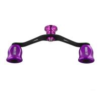 Doppio bilanciere in fibra di carbonio, 25 g, per mulinello da spinning, compatibile con mulinelli da pesca EXLSTLT, FUEGO, EXCELER, CALDIA e AIRLTY (viola)