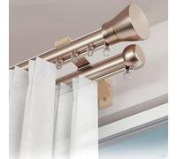 Doppio binario di alluminio robusto del divisorio della stanza del metallo di Rod per il salone & la camera da letto 2 corsie d h 2.20m Lunghezza
