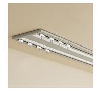 Doppio binario montaggio a soffitto ty scorrevoli Curt Rods divisorio per soggiorno e camera da letto 2m colore champagne durevole ed elegante soluzione interna