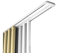 Doppio binario per tenda di lusso, resistente, montaggio a soffitto, in lega di alluminio, nano silenzio, ideale per soggiorno, camera da letto, divisorio, funzionamento regolare