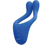Doppio, blu - coppia vibratore in silicone