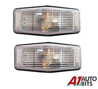 Doppio Bruciatore Stile Bianco Anteriore Luce di Ingombro X2 Retro Posizione