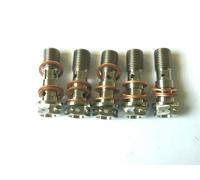 Doppio Bullone Banjo Titanium Race Spec M10 X 1.0 X 31Mm Adatto Brembo TITANIUM