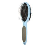 Doppio cappotto per cani Brush, 2-in-1 Grooming Comb, Professional Tool, 9.06 x 2.44in Portatile Pet Shedding Brush for Dogs, Gatti, Rabbit, Effective Removal