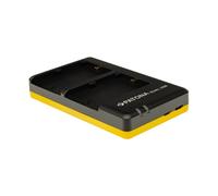 Patona Caricabatterie doppio per Speedlite LP-EL EL-1 EL-5 di Canon, incluso cavo USB-C