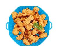 Doppio Carrello Aria Ad Aria In Silicio, Aria Fry Silicone Pop Riutilizzabile, 7,5 Pollici In Silicone Air-fry-fry-coreting Set, Cesto In Silicone Per Frittura Ad Aria Riutilizzabile, Resistente