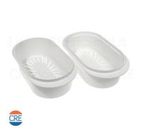 Doppio Cestino Recipiente Vapore Bianco per 3216 FS3000 Identity Collection
