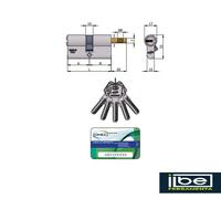 Doppio cilindro sagomato con gambo Omec 2126/504LTK 30+30