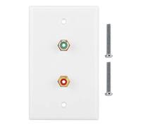 Doppio connettore US Standard 2 Interfacce Prese per montaggio a parete con piastra a parete audio video