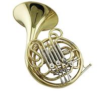 Doppio corno francese laccato oro 4 tasti doppio corno francese F Tuning Sib Tuning