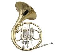 Doppio corno francese professionale corno francese 4 tasti Bb ottone strumento con custodia