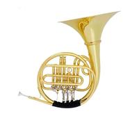 Doppio corno francese professionale Sib corno francese corpo in ottone 4 chiavi con custodia strumenti professionali