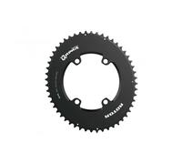 Doppio Corona Bici ovale aero Rotor Q Rings bcd110x4 50t(34) outer Noir