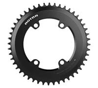 Doppio Corona Bici ovale aero Rotor Q Rings bcd110x4 52t(36) outer Noir