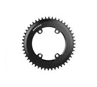 Doppio Corona Bici ovale aero Rotor Q Rings bcd110x4 53t(39) outer Noir