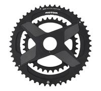 Doppio Corona Bici Rotor dm round ring 48/32T Noir